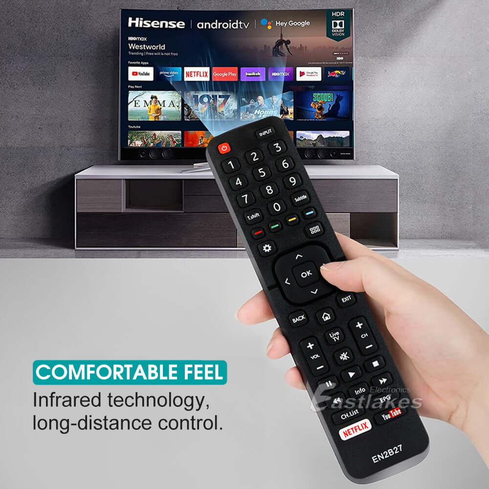 EN2B27 TV Remote Control For HISENSE EN-2B27 Replacement LCD HDTV Smart TV